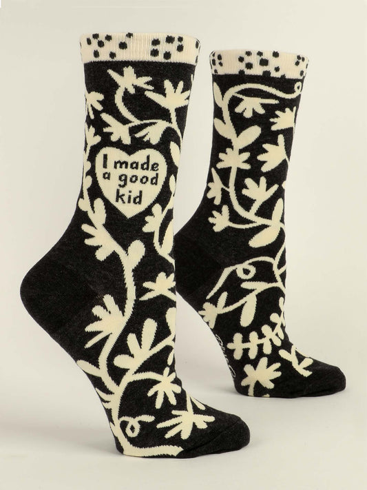 I Made a Good Kid Women's Crew Socks