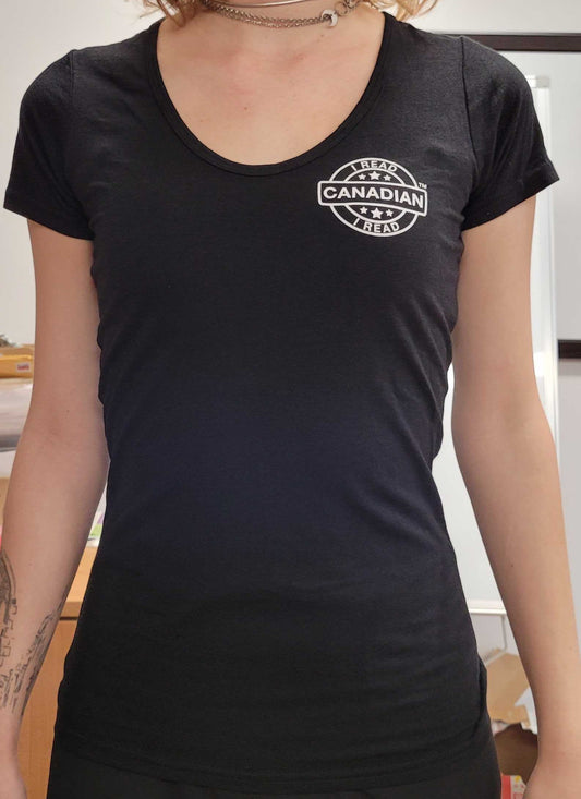 I Read Canadian Women's T-Shirt - Scoop Neck