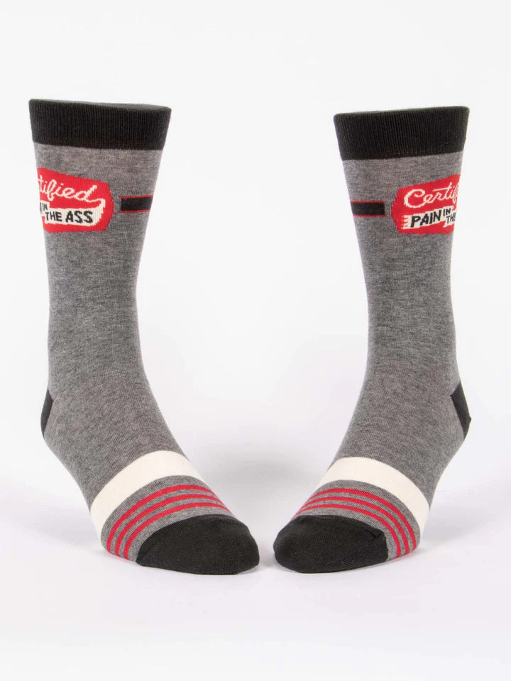 Certified Pain in the Ass Men's Crew Socks