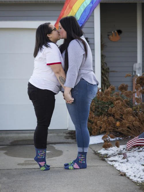 Love Who You Love Crew Socks