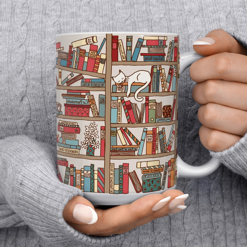 Bookish Library Mug