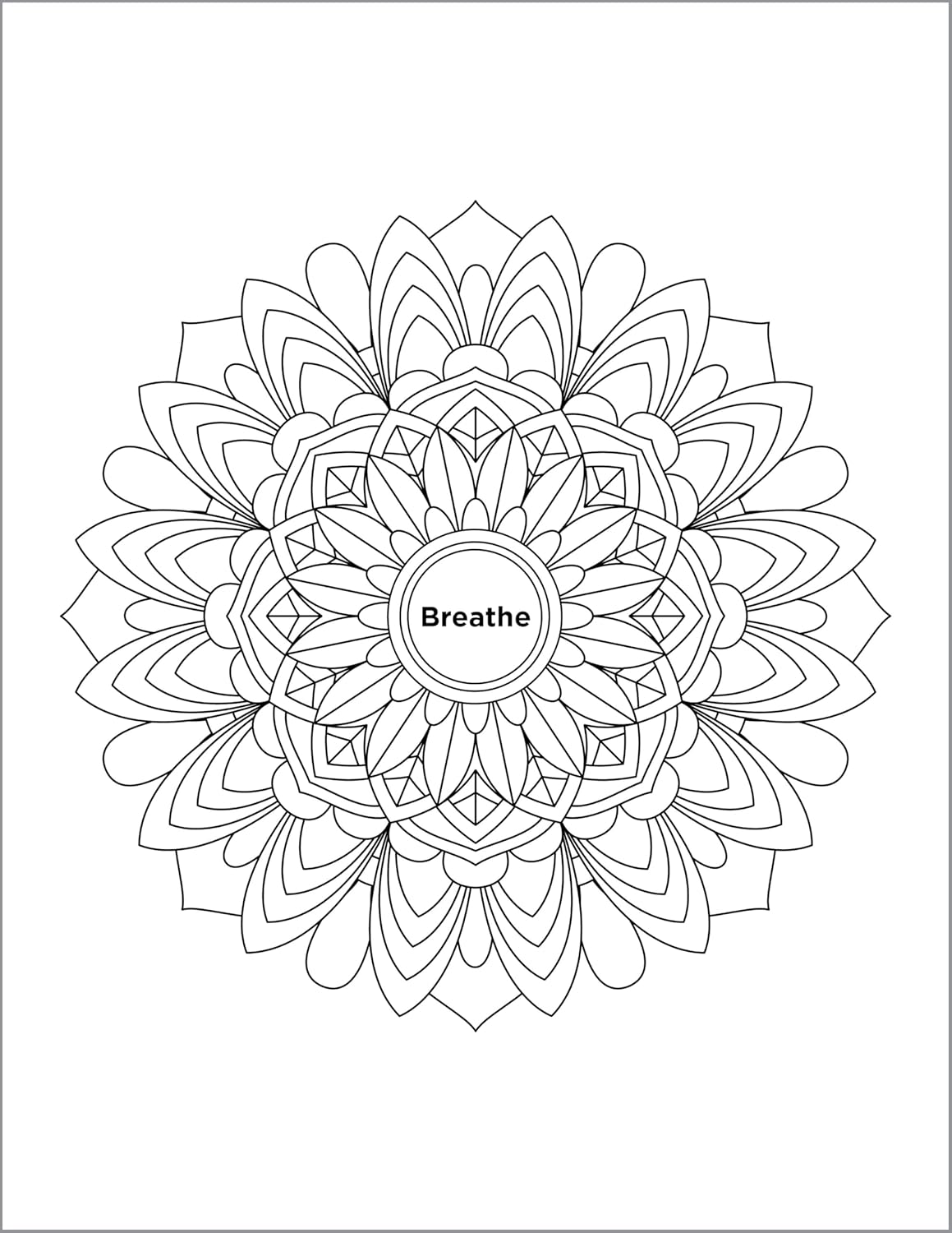 Mindfulness Mandalas Coloring Book