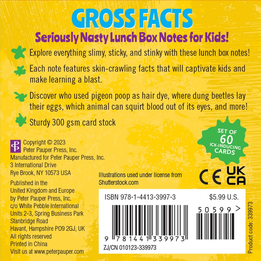 Lunch Box Notes: Gross Facts