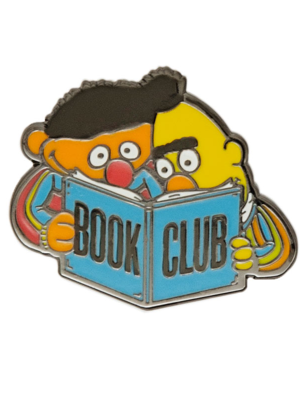 Sesame Street: Bert and Ernie Book Club Enamel Pin