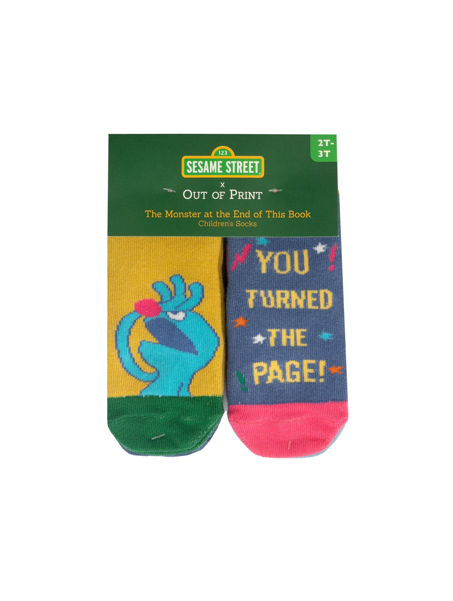 Sesame Street: The Monster at the End of This Book Toddler Socks (4-Pack 2T-3T)