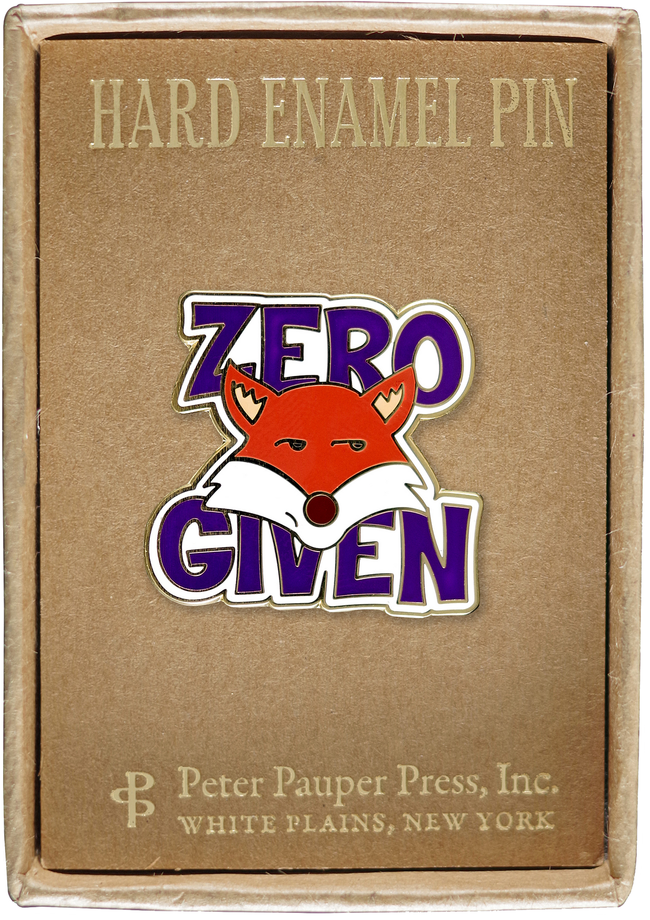 Zero Fox Given Enamel Pin