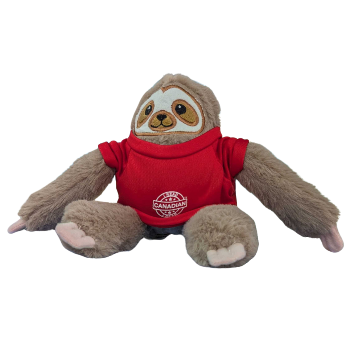 I Read Canadian Sloth Buddy