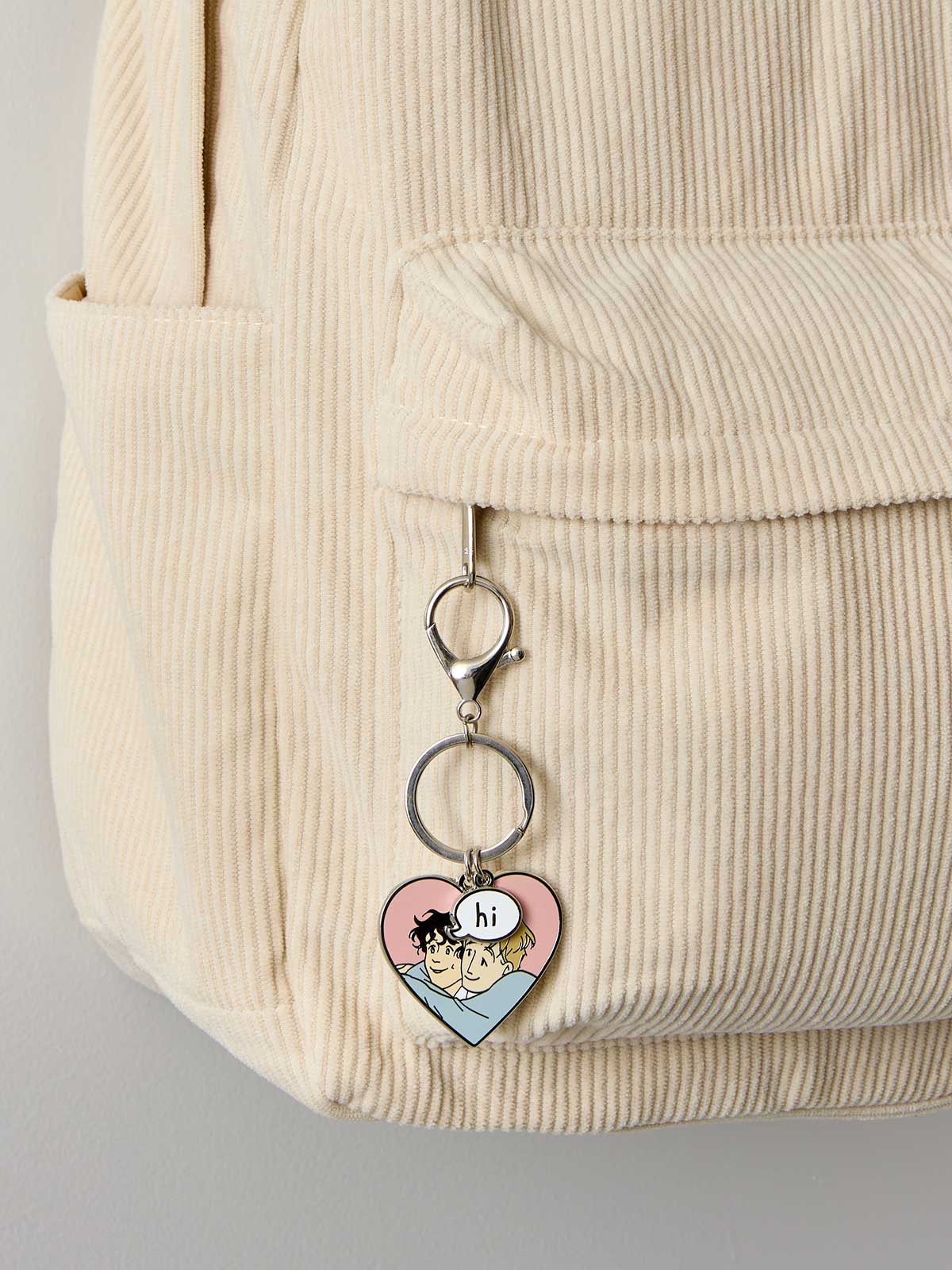 Heartstopper: Charlie and Nick Keychain