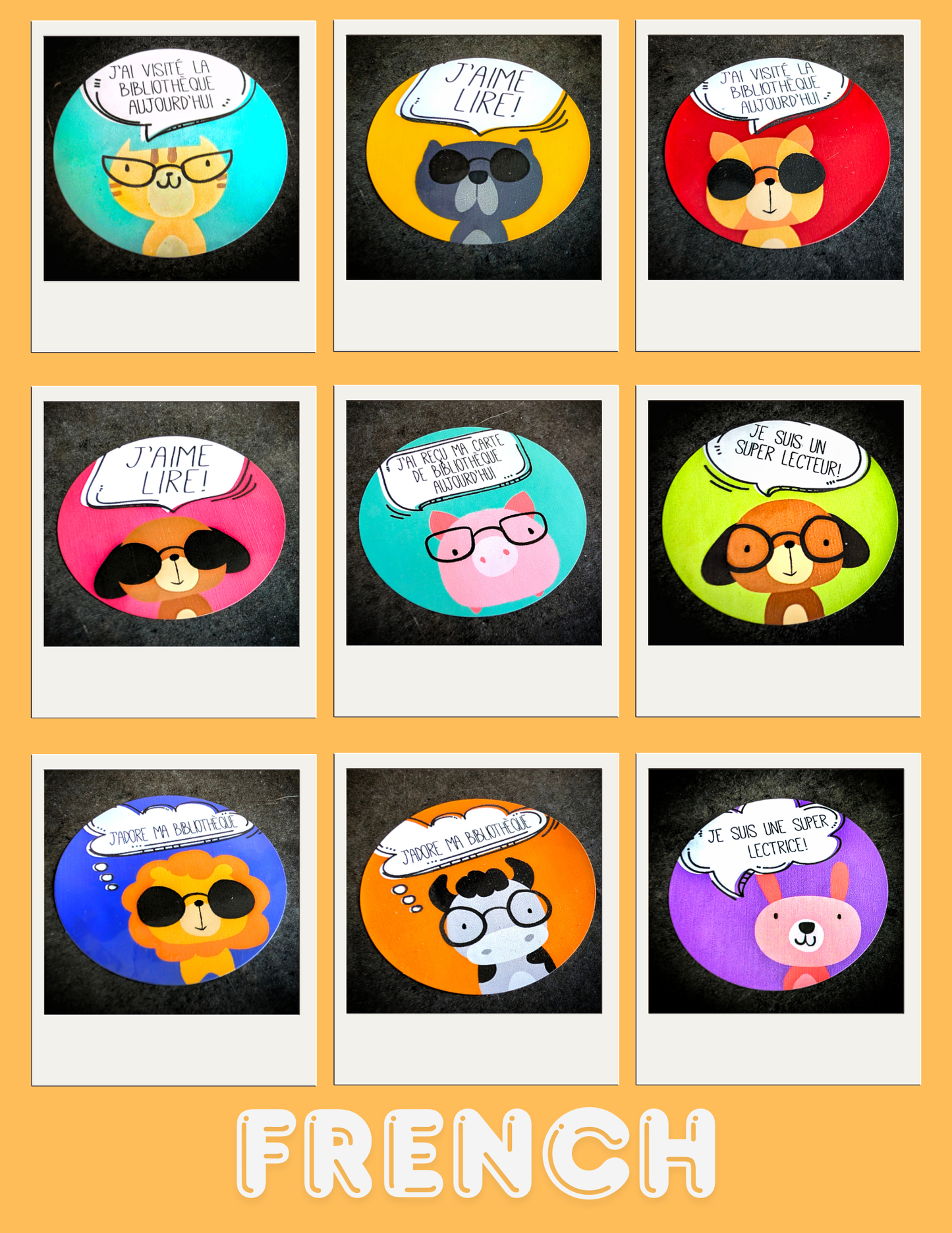 Library Love Stickers