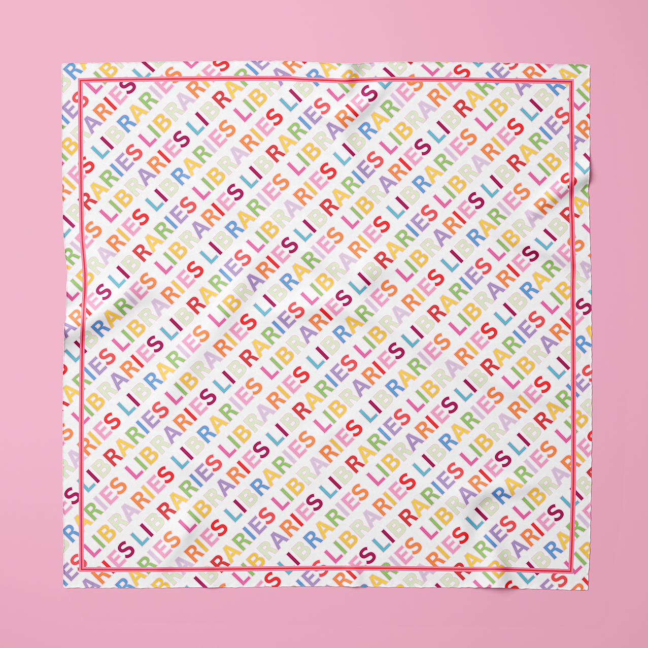 LIBRARIES Silk Scarf