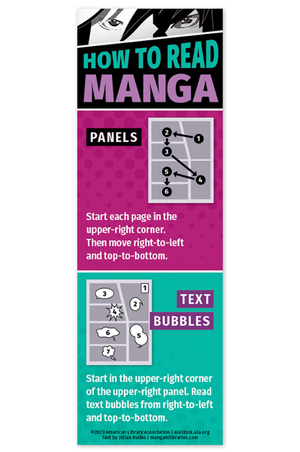 How to Read Manga Bookmark
