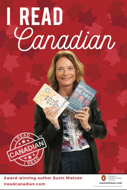 I Read Canadian- Susin Nielsen Poster