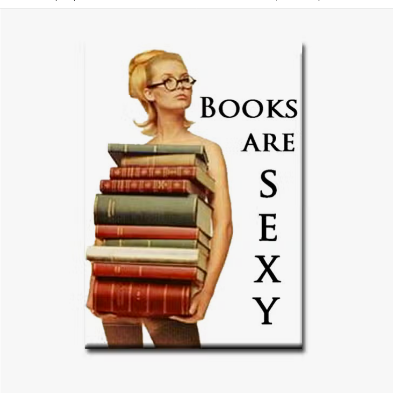 Books Are Sexy Fridge Magnet