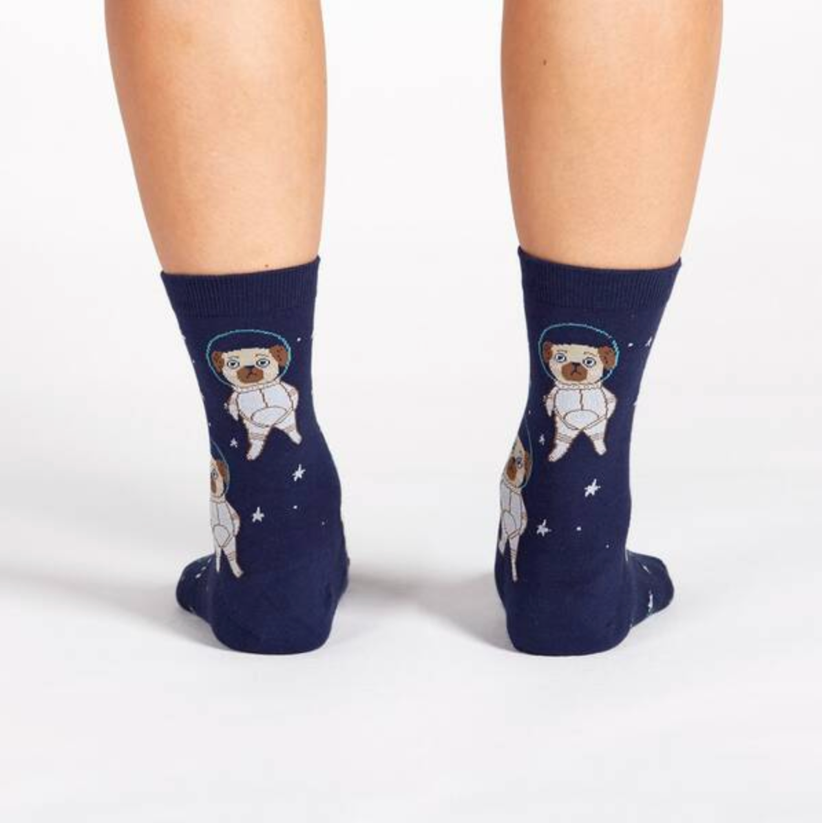 Pugston, We Have a Problem Crew Socks