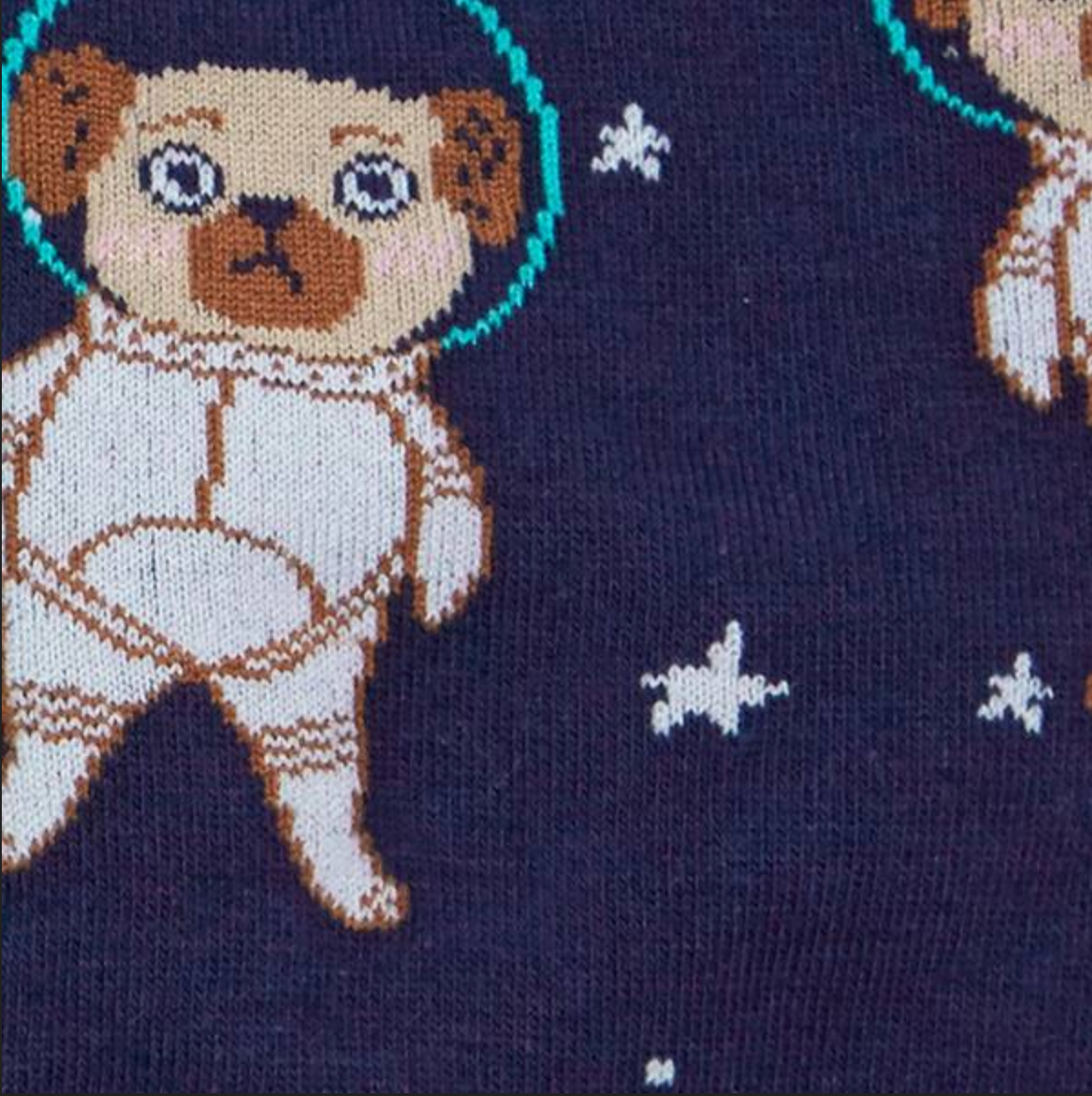 Pugston, We Have a Problem Crew Socks