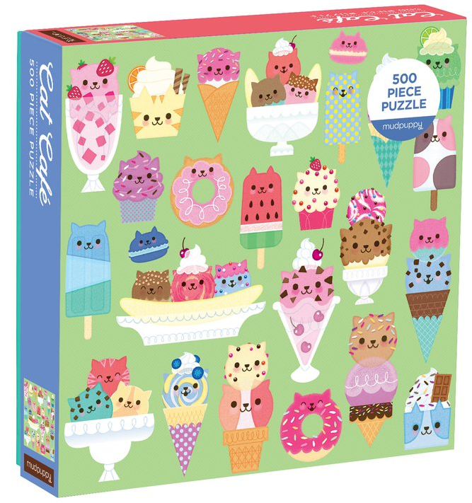 Cat Cafe Jigsaw Puzzle (500 Pieces)