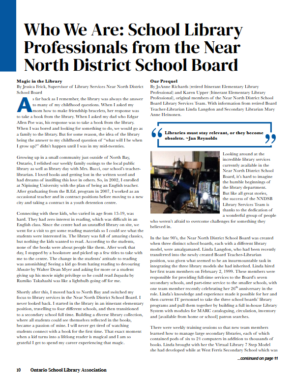 The Teaching Librarian (TingL) Magazine - Volume 32.3