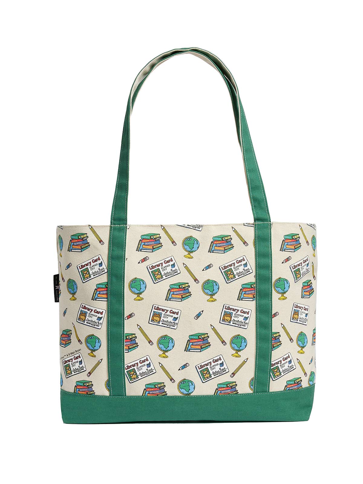 Arthur: Library Card Large Zippered Tote