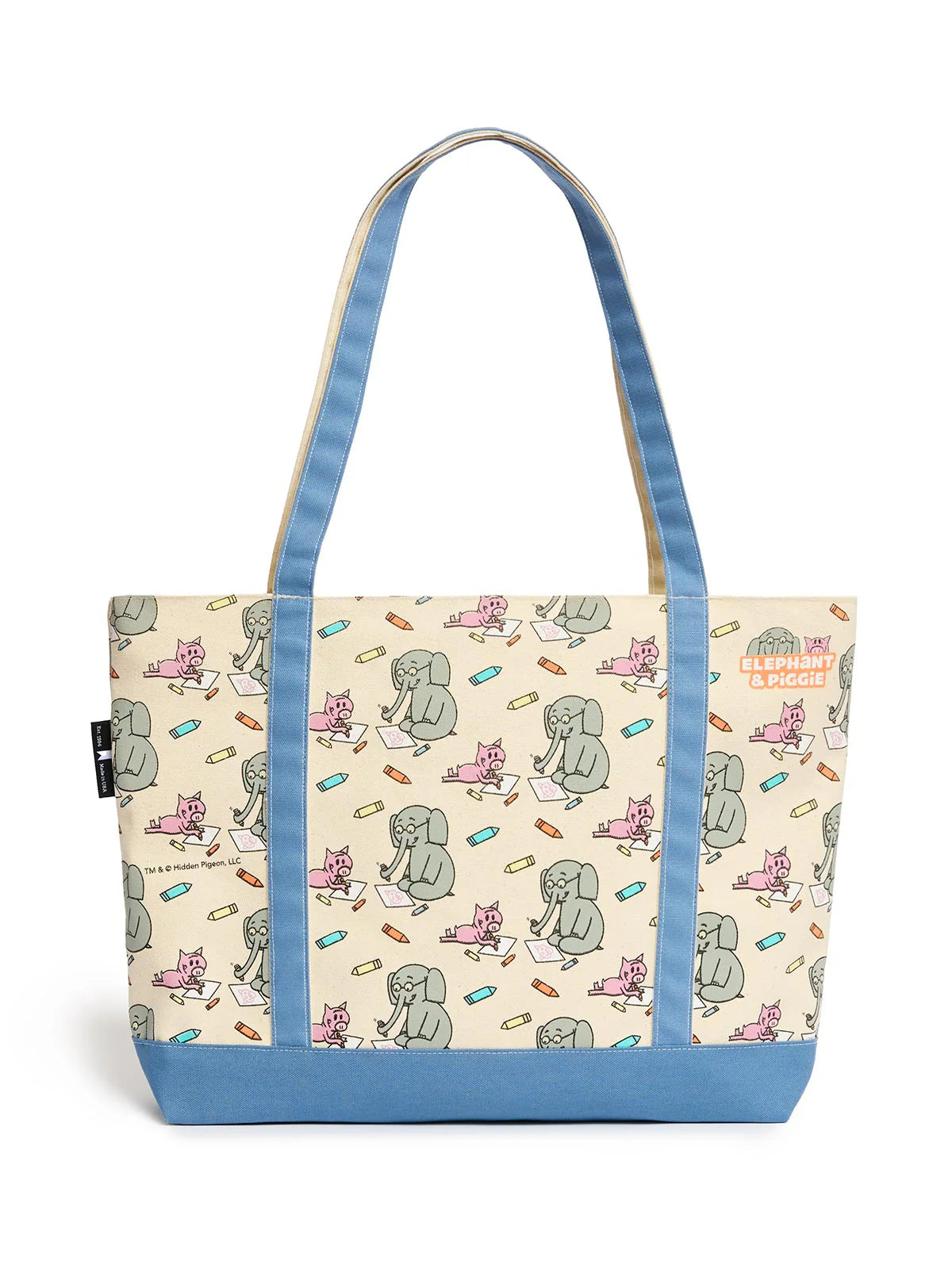 Mo Willems's Elephant & Piggie Large Zippered Tote