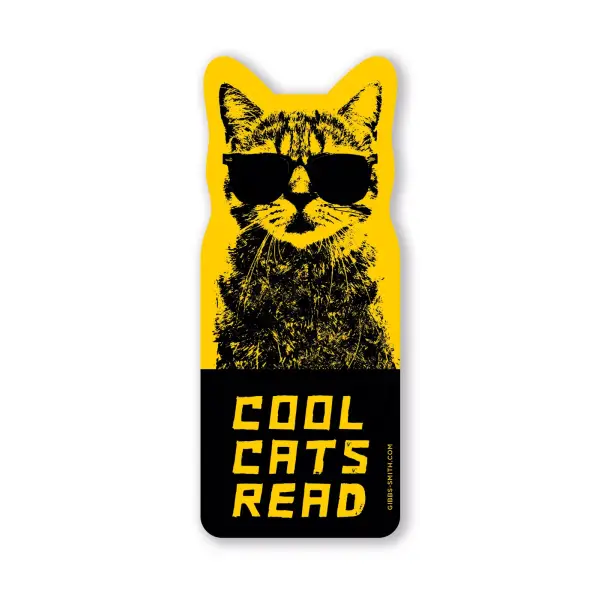 Cool Cats Read Vinyl Sticker