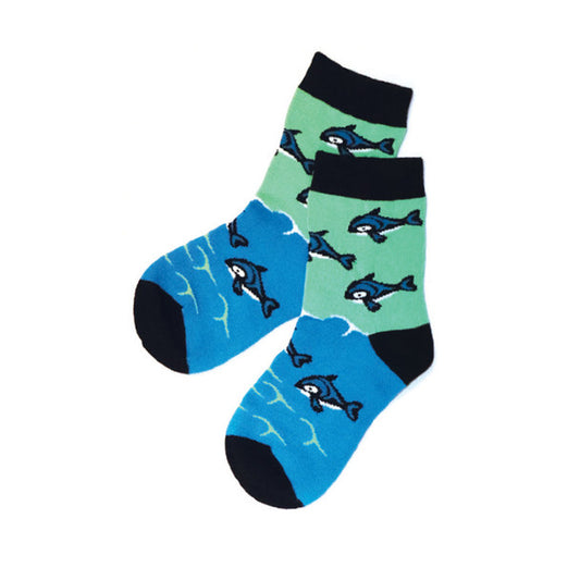 Native Northwest Kid's Socks - Whale
