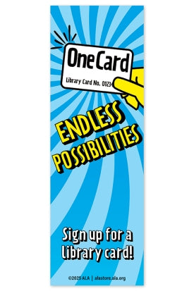 One Card Endless Possibilities Bookmark