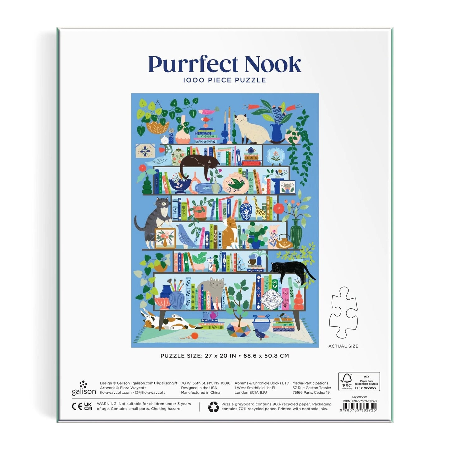 Purrfect Nook Puzzle (1000 Pieces)