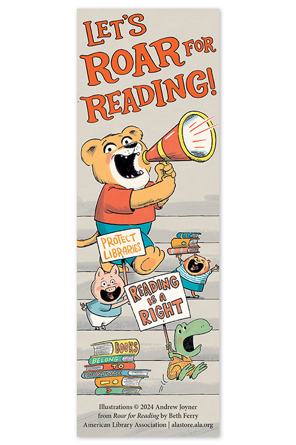 Roar for Reading Bookmarks