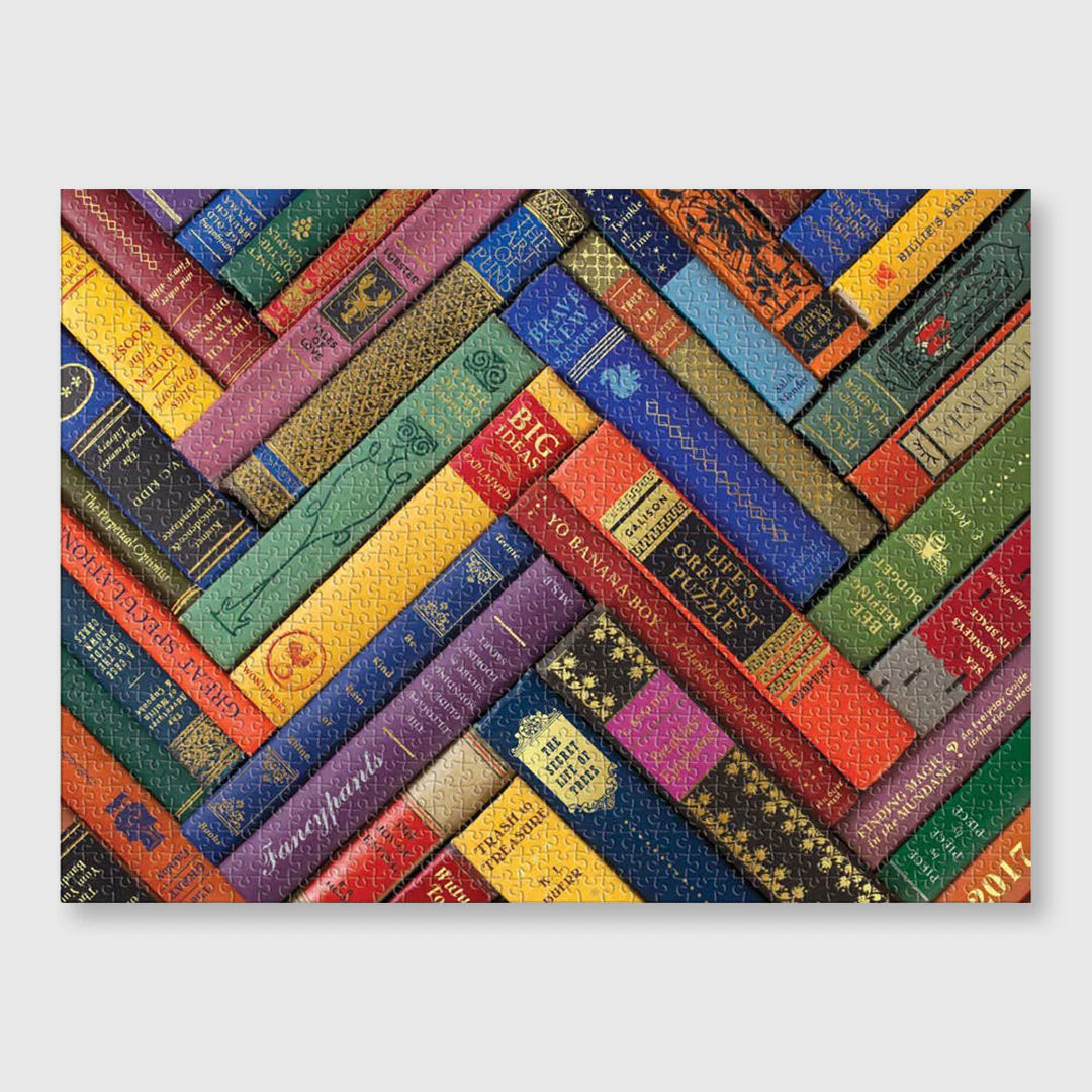 Vintage Library Foil Puzzle (1000 Pieces)