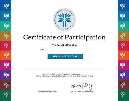 Silver Birch Express Certificates (10/Pack)