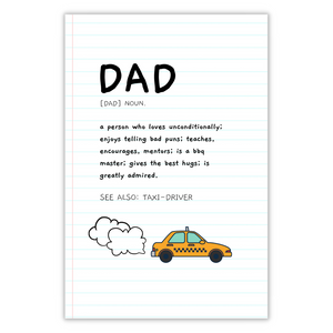 Father's Day Greeting Card - Dictionary Card