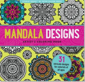 Mandala Designs Artist's Coloring Book-Colouring Book-Peter Pauper Press-The Library Marketplace