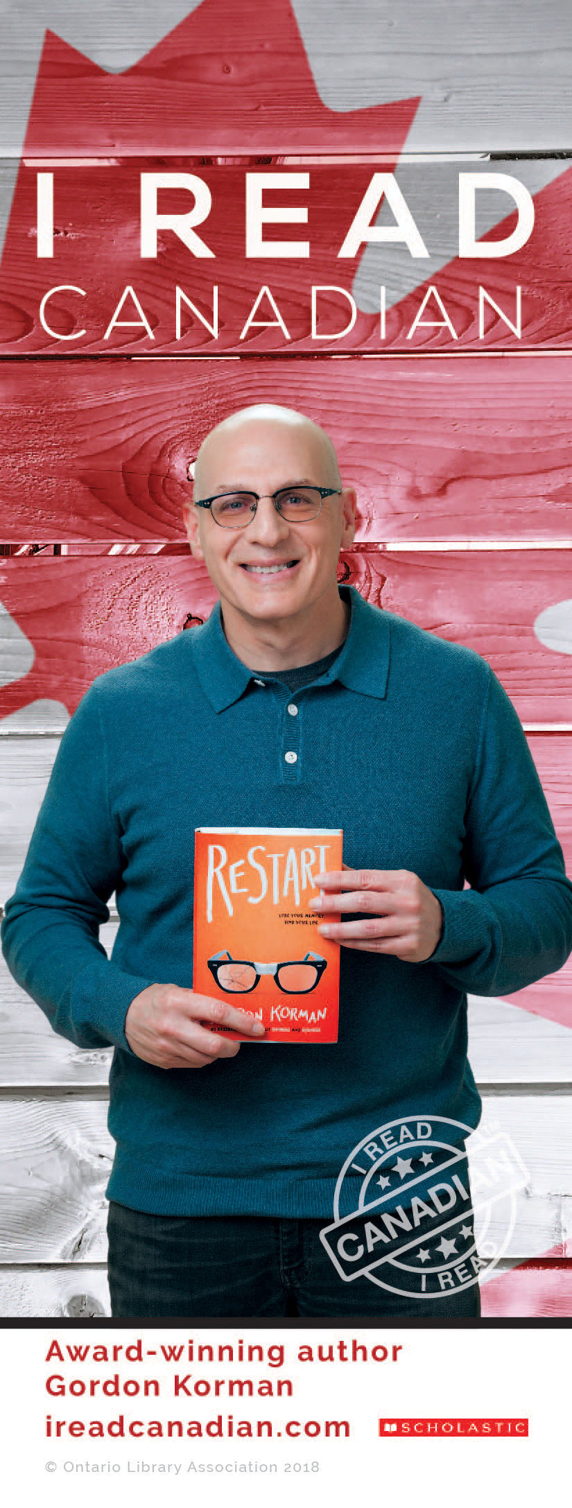 I Read Canadian: Gordon Korman Bookmarks