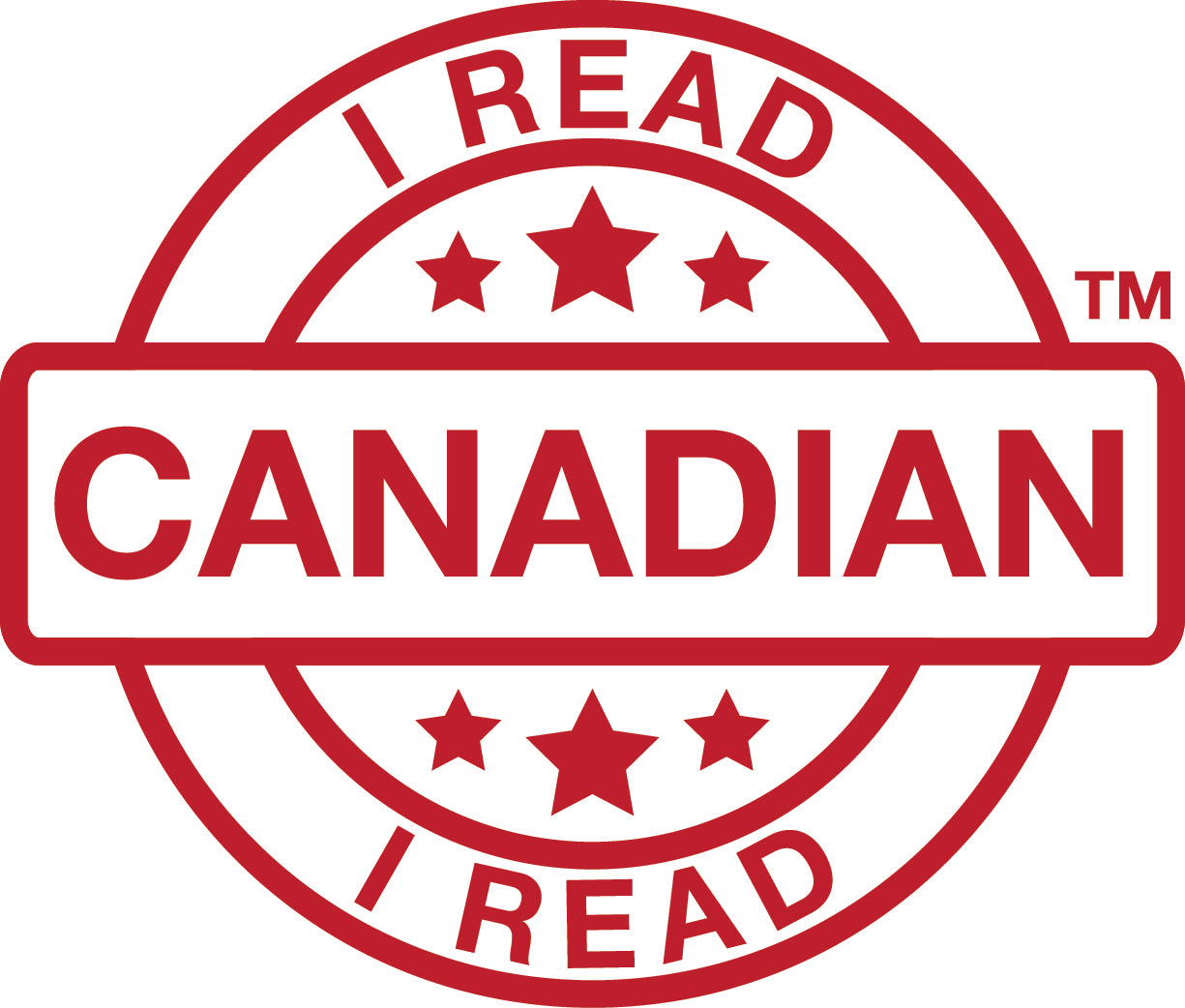 I Read Canadian Small Stickers