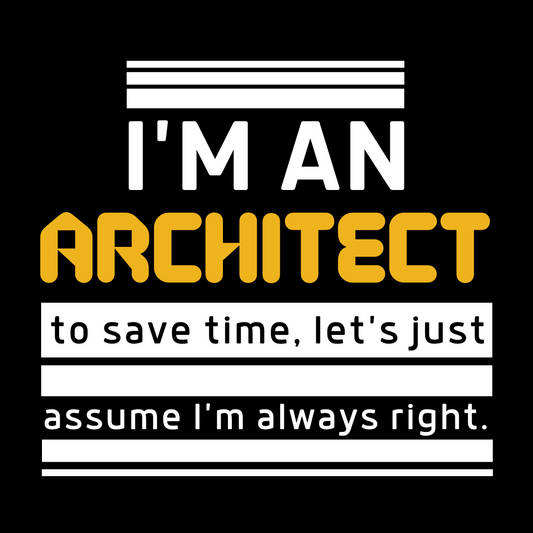 I'm an Architect - Sticker