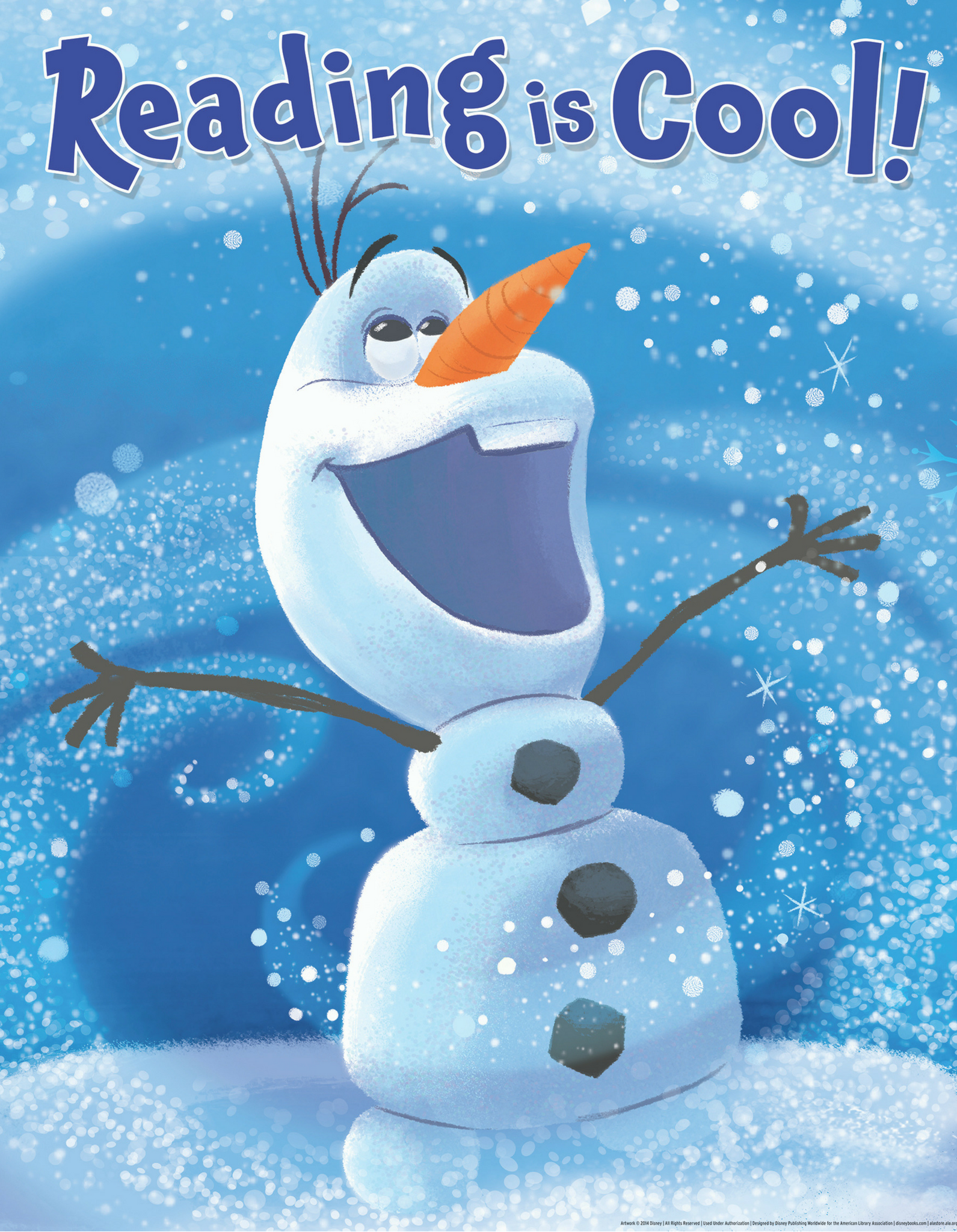 Olaf Reading is Cool Poster – The Library Marketplace