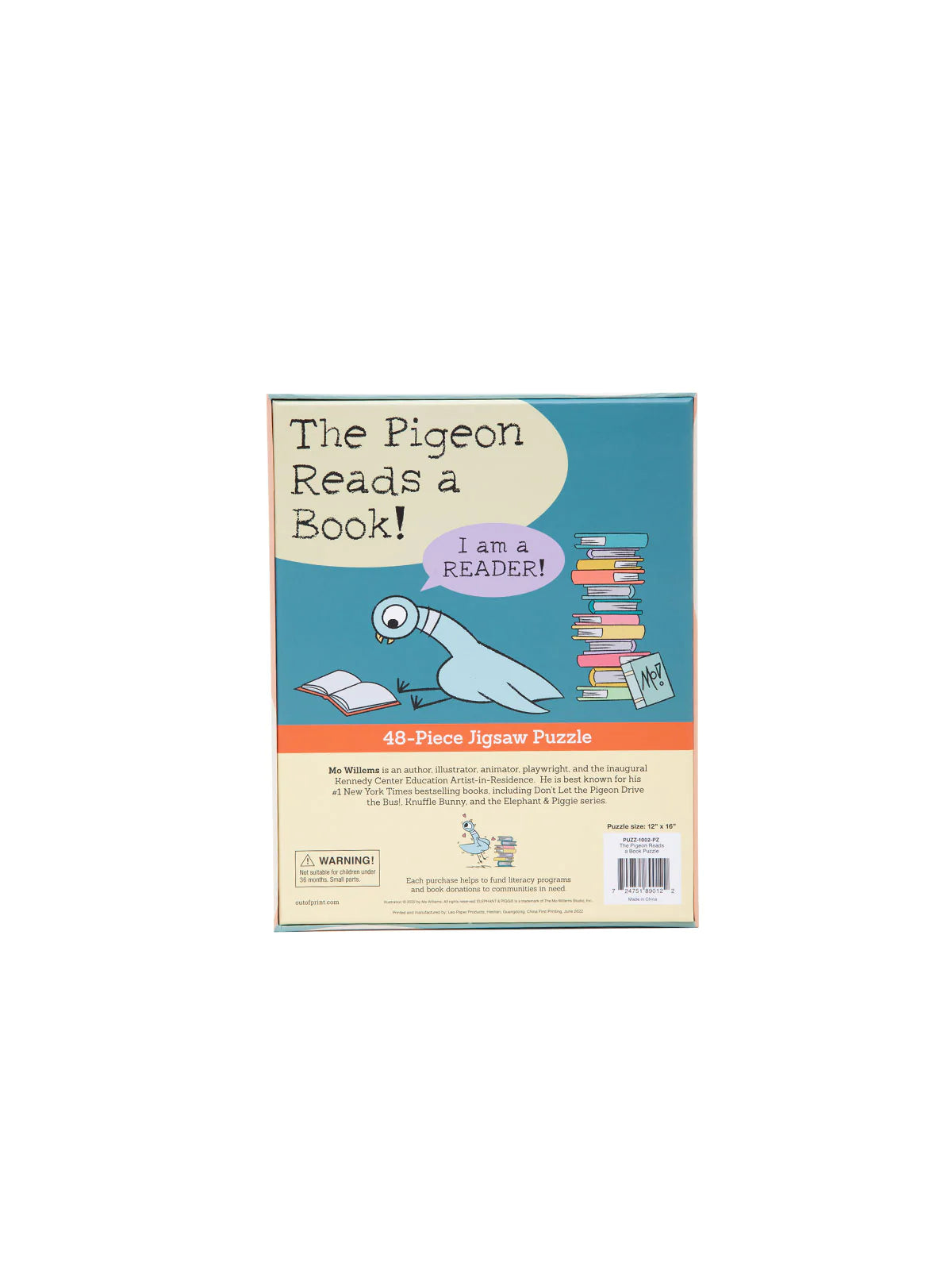 The Pigeon Reads a Book 48-piece Puzzle