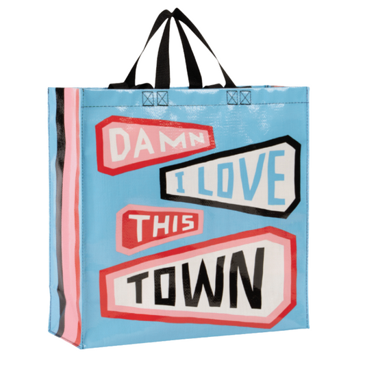 Damn I Love This Town Shopper Tote