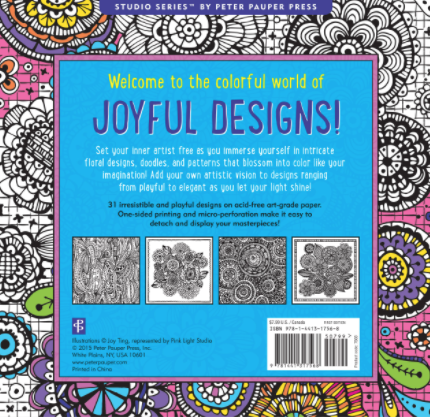 Joyful Designs Artist's Coloring Book