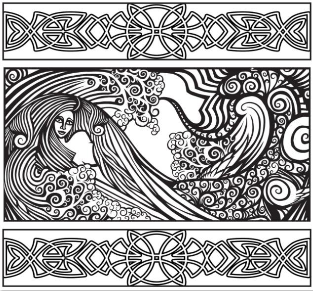 Celtic Designs Artist's Coloring Book