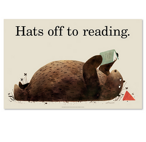 Hats Off to Reading Poster