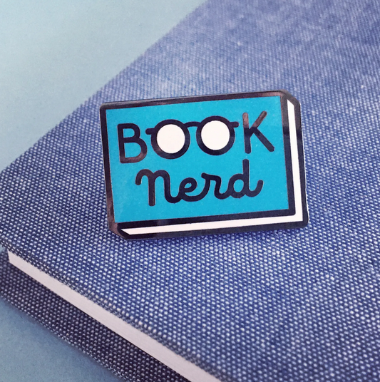 Book Nerd Enamel Pin