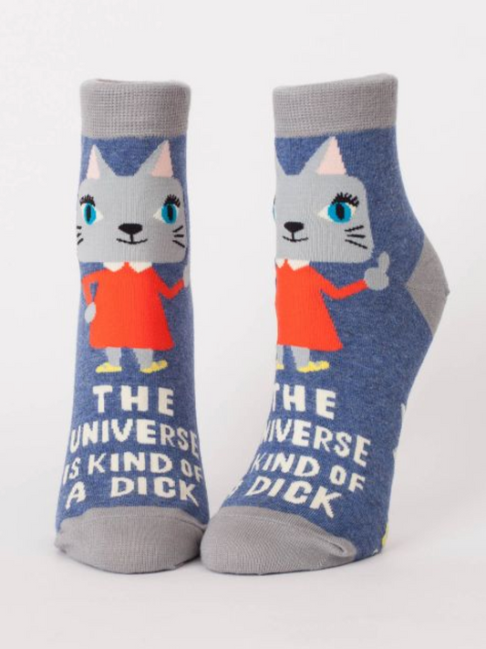 The Universe Is A Kind Of A D*ck Women's Ankle Socks
