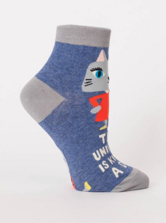 The Universe Is A Kind Of A D*ck Women's Ankle Socks