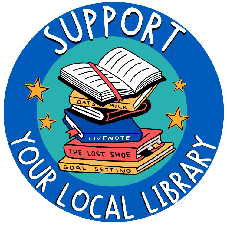 Support Your Local Library Sticker