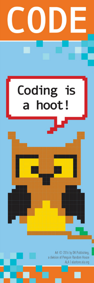 Coding is a Hoot Bookmark