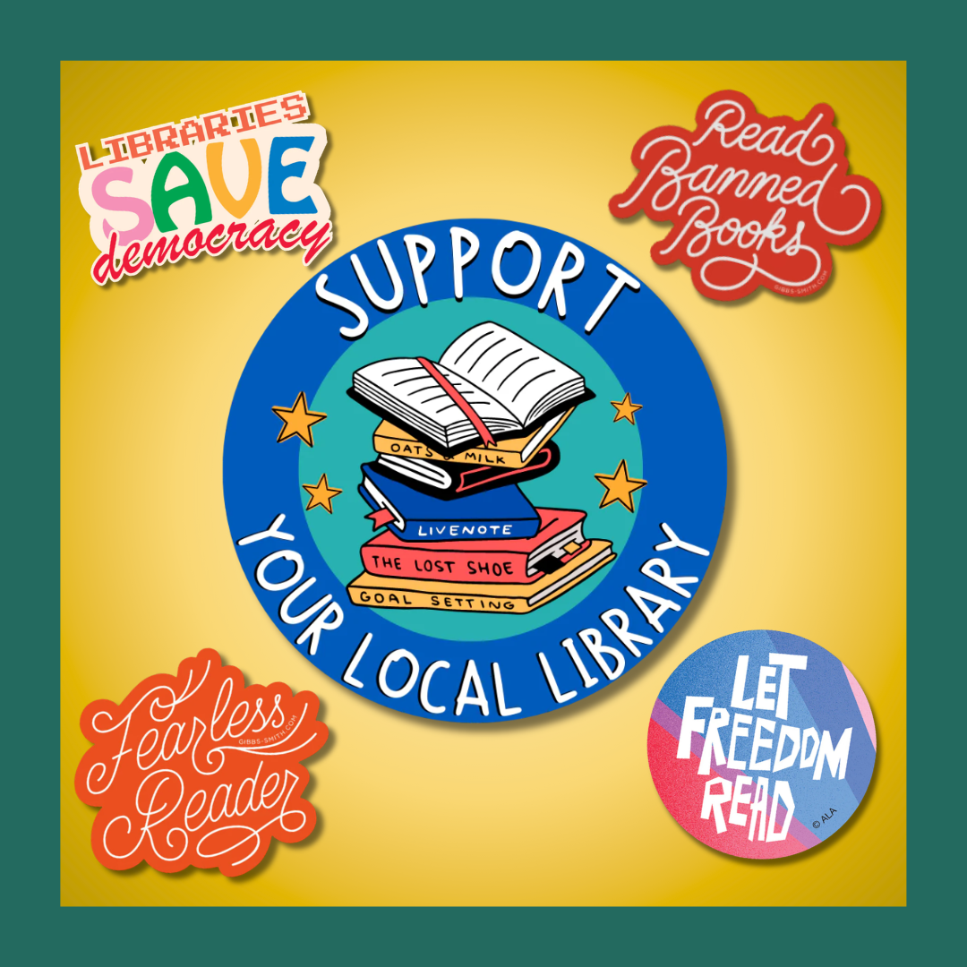 Library Lust Stickers