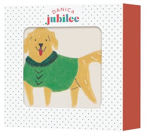 Yule Dogs Soak Up Coasters Set of 4