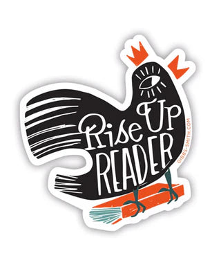 Rise Up Reader Vinyl Sticker