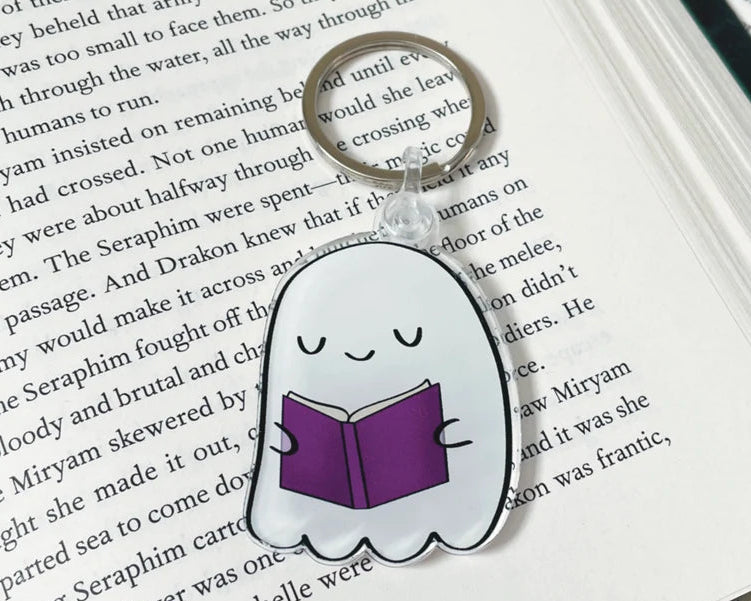 Ghost Reading Keychain
